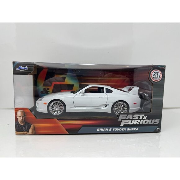 Jada Fast & Furious Brian's Toyota Supra 1:24 Diecast - Picture 3 of 10
